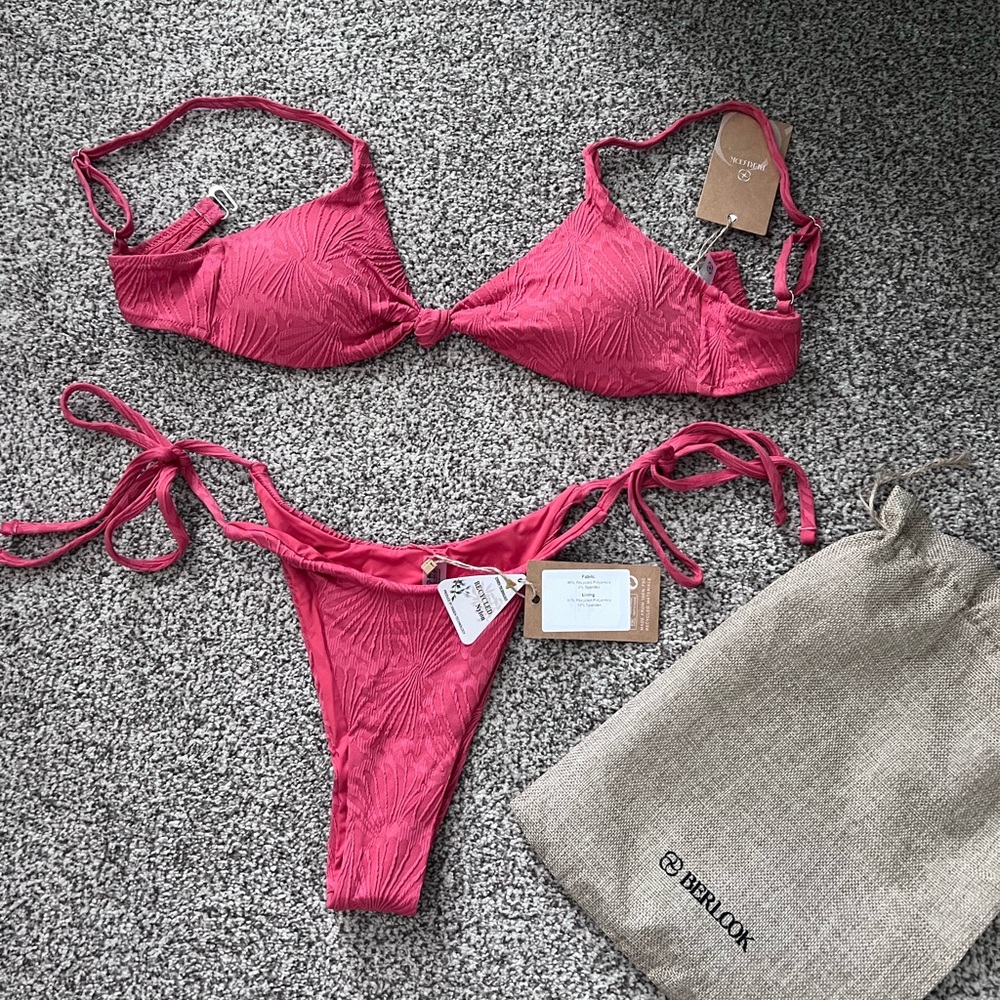 Women’s berlook jacquard bikini set
